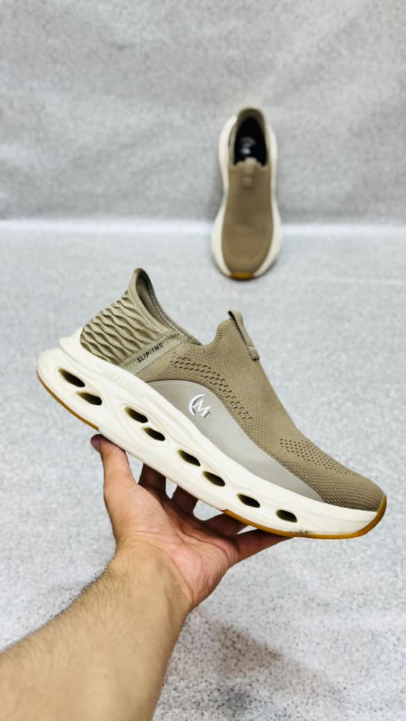 Skechers AirFlex Runners – Olive Green | Premium Quality (Made in Vietnam)