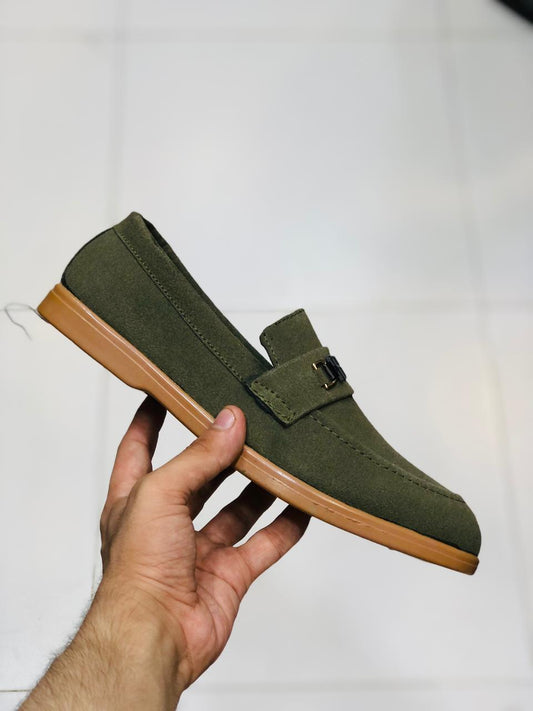 Italian Loro Piana - Olive Green
