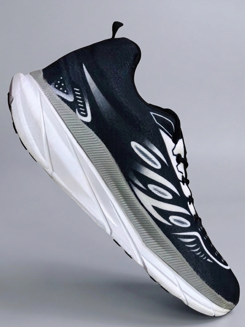 Men’s Black Lightweight Running Shoes