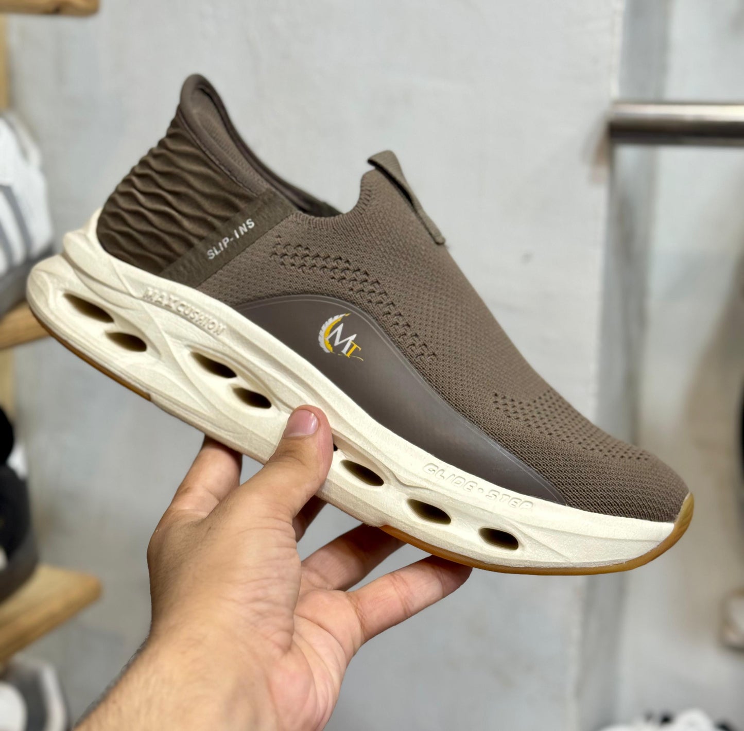 Skechers AirFlex Runners – Brown | Premium Quality (Made in Vietnam)