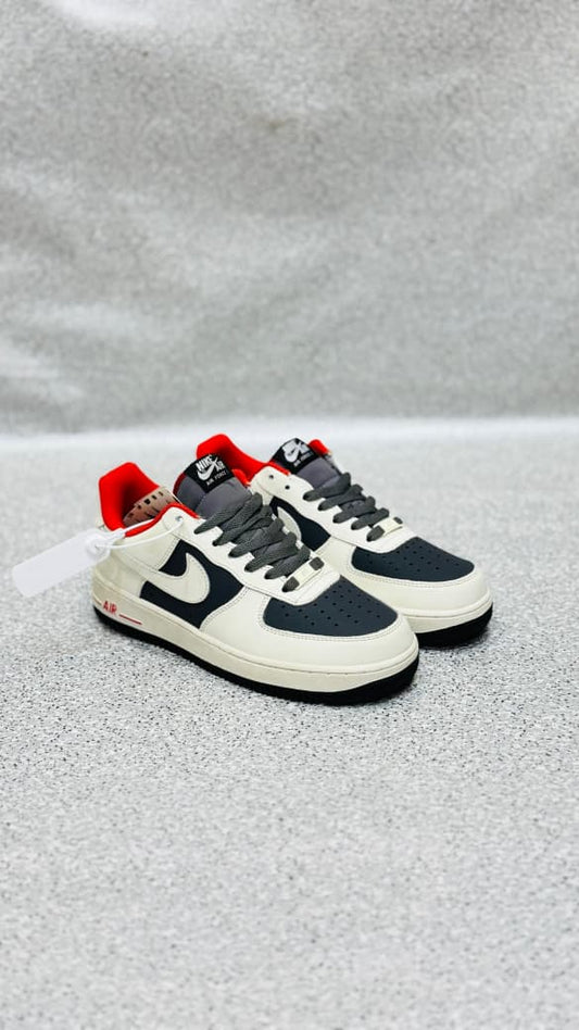 Air Force 1 Off-White, Navy & Red Sneakers (Imported AAA Grade Quality – Made in Vietnam)