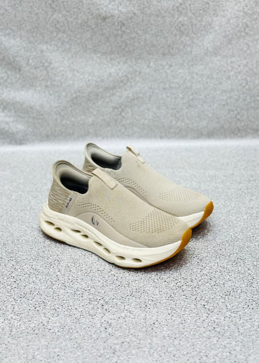 Skechers AirFlex Runners – Beige | Premium Quality (Made in Vietnam)